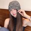 Keep Warm Knitted Pullover Hat Coldproof Beaded Fringed Cap Casual Bohemian Beanies Hat  Autumn