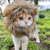 Cat Cosplay Dress Up Pet Hat Cute Lion Mane for Cat Puppy Lion Wig Costume Party Decoration Halloween Christmas Gatos Costume Cosplay Toy Pet Supplies