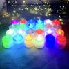24 Pcs LED Tea Lights Candles Heart Shaped Flameless Flickering Candles Battery Operated Electric Tealight Candles for Valentine's Day