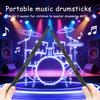 1 комплект воздушной барабанной установки с барабанными палочками, педалями, аудиоконвертером, динамиком, 3D-датчиком движения, электрическая барабанная установка для начинающих, виртуальный барабан, ударный инструмент