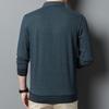 Fake Two-Piece Men's T-shirt Autumn and Winter New Middle-Aged Business Leisure Shirt Collar Bottoming Shirt