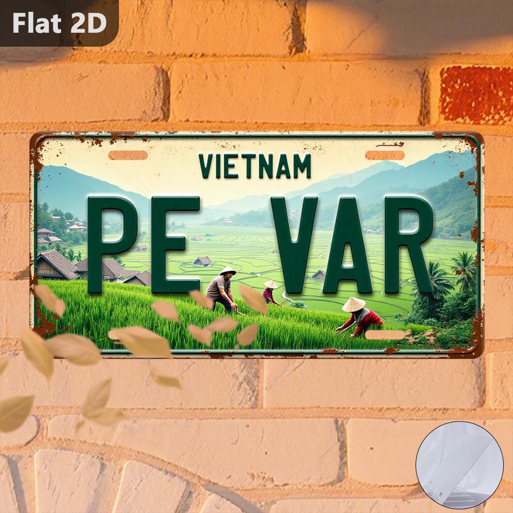 D Flat D Flat Printing pc Florence Cityscape Metal Sign for Decorationg Only Outdoor Wall Art ( ) Vint