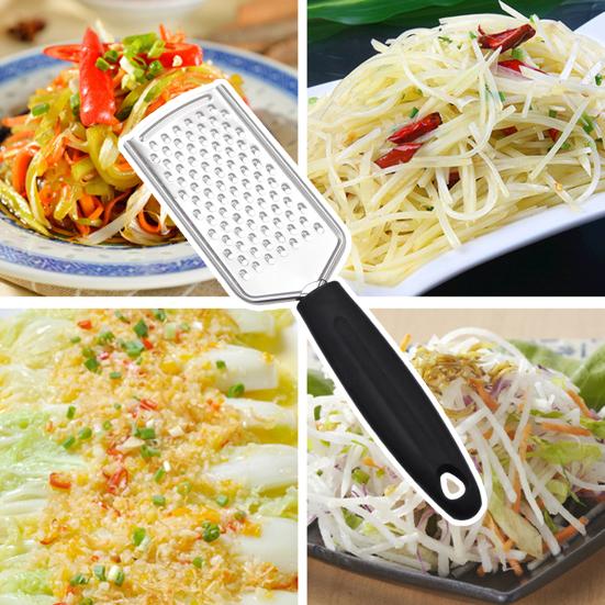 Durable Sharp Multipurpose Anti-rust Handheld Vegetable Fruit Grater Tool Restaurant Supply Vegetable Grater