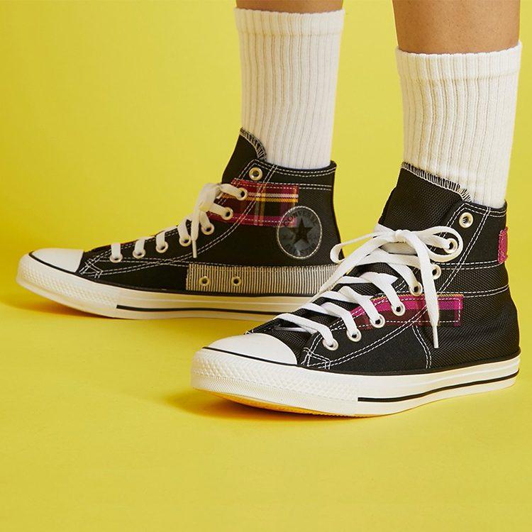Кеды Chuck Taylor All Star Converse High 'Hacked Fashion - Черный Цветок Кактуса' 168745C