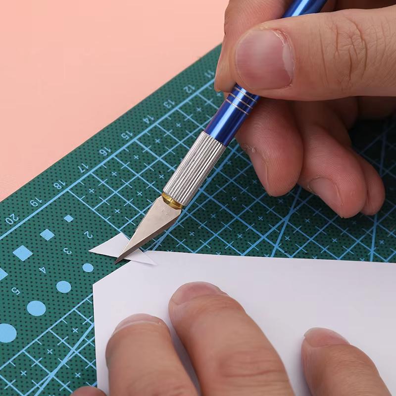 17 шт. лезвий для ножей Precision Craft Knife Set, для DIY Artwork, Cutting, Models, Scrapbook Leather Carving Tool Carving Knife