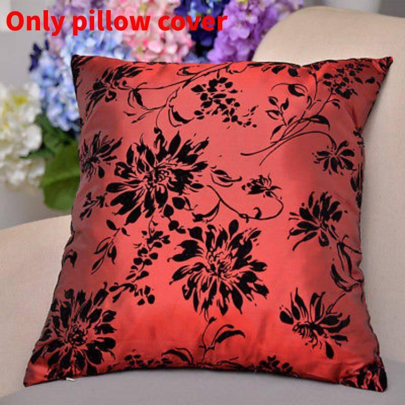 Декор Дома Мягкий Диван Флокированная Подушка Подушка на Изголовье Чехол для Подушки Спина Поясница