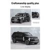 1/32 Range Rover Sv2022 Модель автомобиля из сплава с высокой имитацией, литые игрушки со звуком и светом, инерционные транспортные средства, декоративные игрушки