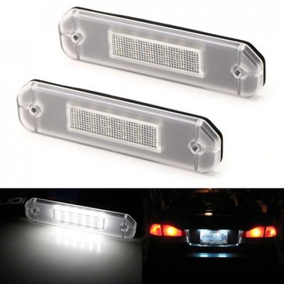3 Вт 18-SMD светодиодные фонари номерного знака для Honda 96-00 Gen6 Civic 2dr, 93-97 Del Sol
