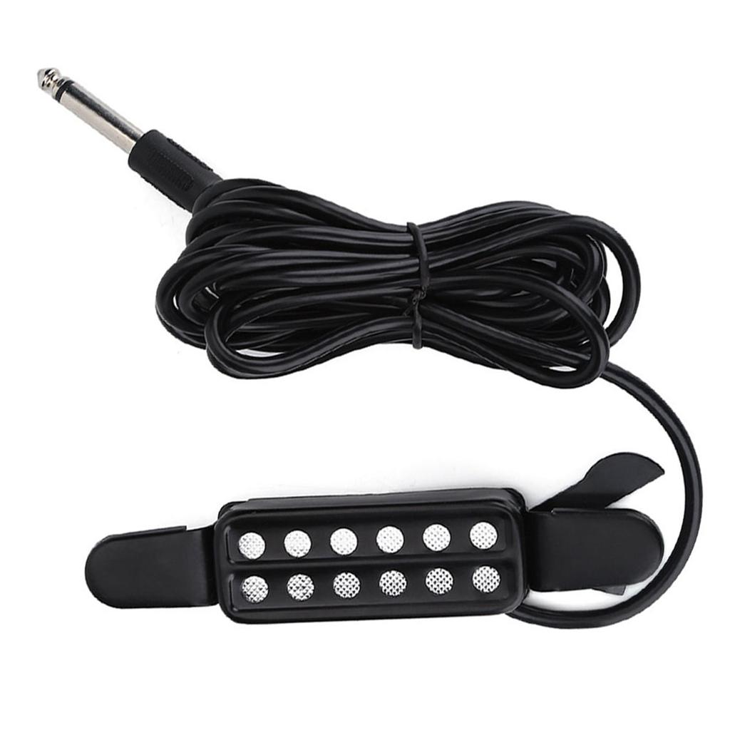 12 Sound Hole Magnetic Pickup Transducer for Acoustic Guitar Musical Instruments Accessories