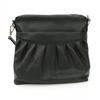 Womens/Ladies Leona Ruched Leather Handbag
