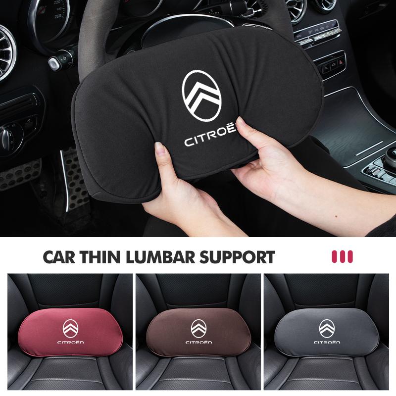 Car Headrest Lumbar Support Comfort Suede Auto Seat Neck Pillow For Citroen C4 C3 C5 C1 C2 C6 C4L DS3 DS4 Berlingo Picasso