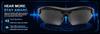 ERVPES AI Smart Glasses G6 Pro 1080P Camera Anti-Shake Bluetooth Call Translator 26 Languages