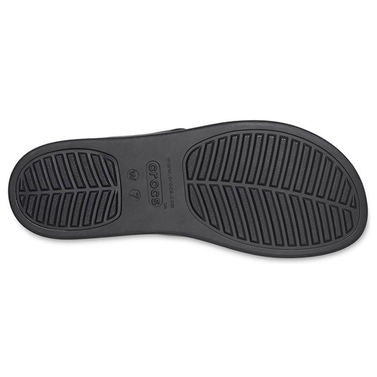 Crocs Легкие сандалии-слипоны на танкетке Женские сандалии Черные 206219-060