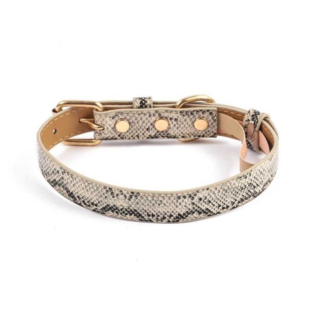 Leopard Print Dog Collar Pet Walking Leopard Dog Collar Fashionable Pet Collar  Small Medium Dogs