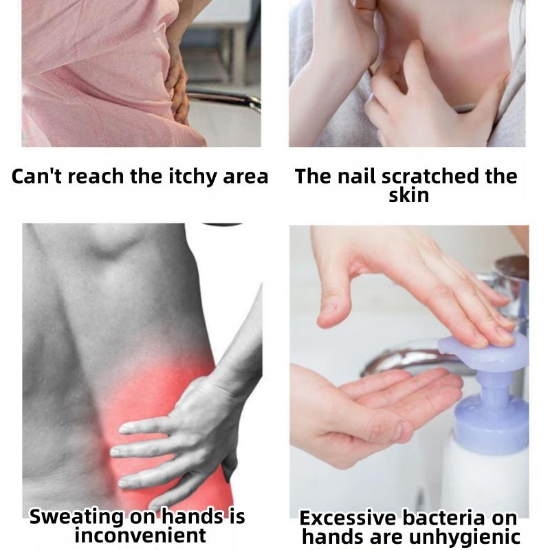 Регулируемый массажер для спины в виде руки привидения, телескопическая чесалка из нержавеющей стали, портативный инструмент для щекотки и почесывания