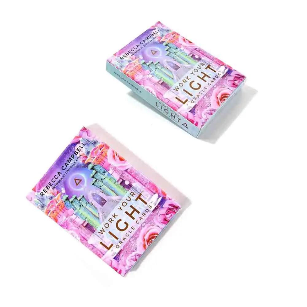 11*6,5 см листы карт Таро Оракула Работай со своим светом Настольная колода карт Оракула Игры