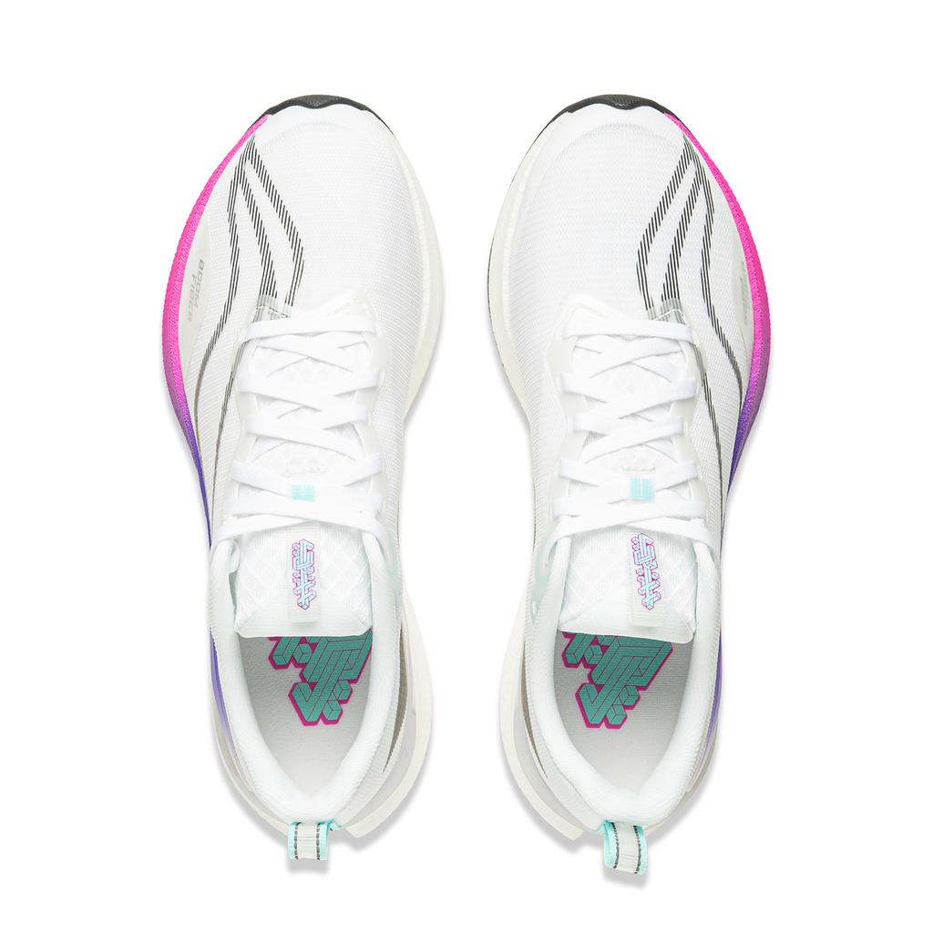 Li Ning Red Rabbit 8 Pro Full Palm Cushioning Running Shoes Women Running Shoes White ARPV006-23