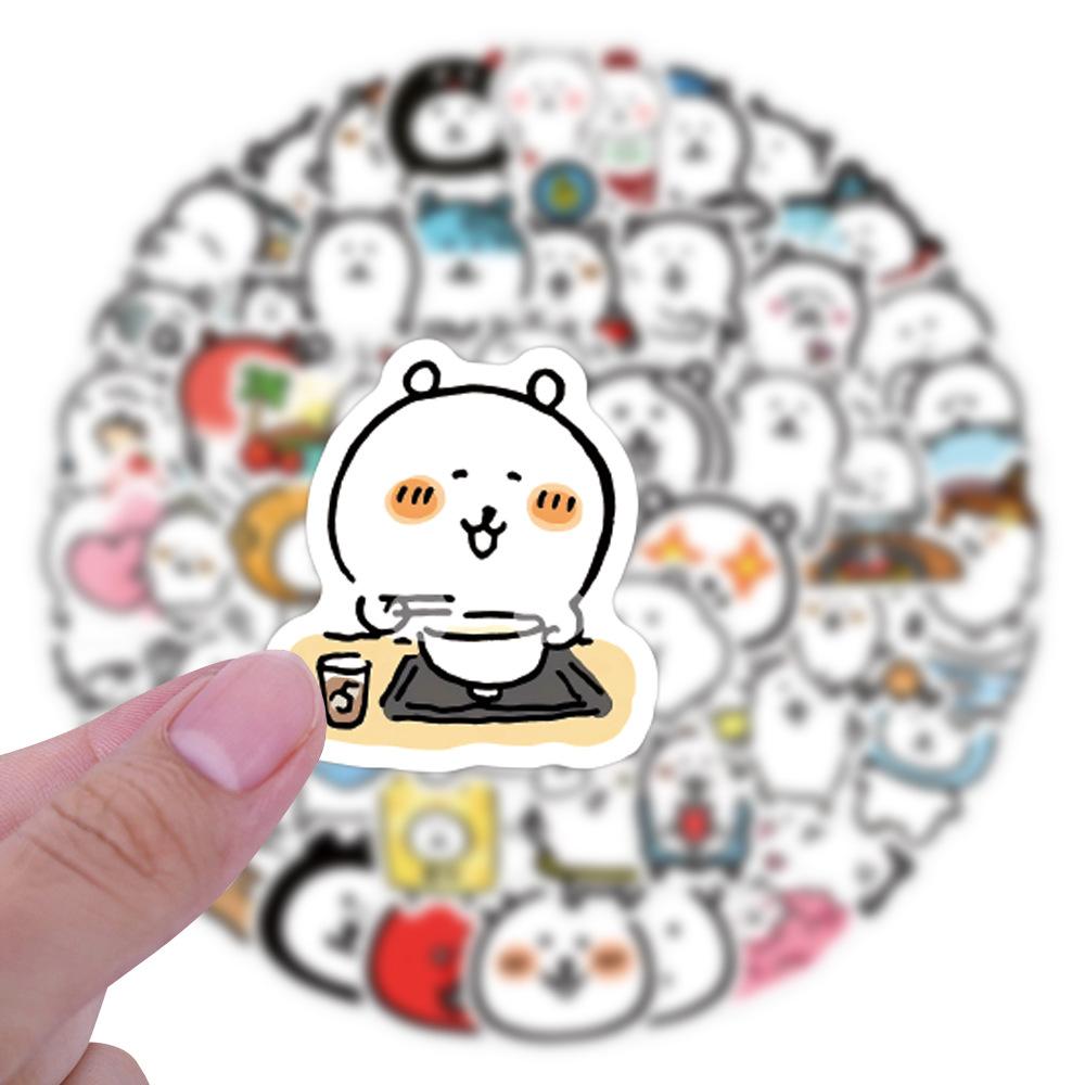 105 Новых Самоироничных Мультяшных Наклеек Граффити Медведь Украшают Холодильник Скейтборд DIY Персонализированные Наклейки