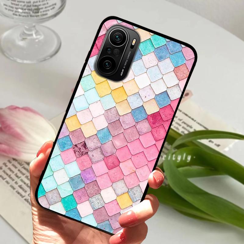 Чехол для Redmi K40 5G K40 Pro, милые животные, матовый силикон TPU, мягкая крышка для телефона, для Xiaomi Mi 11i, Fundas Poco F3, Coque, бампер