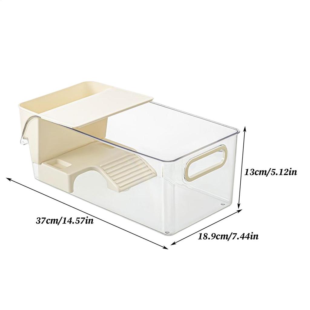 Аквариум для черепах Многофункциональный аквариум Прозрачный террариум для раков-отшельников, лягушек, рептилий, черепах. Среда обитания. Место для баскинга.