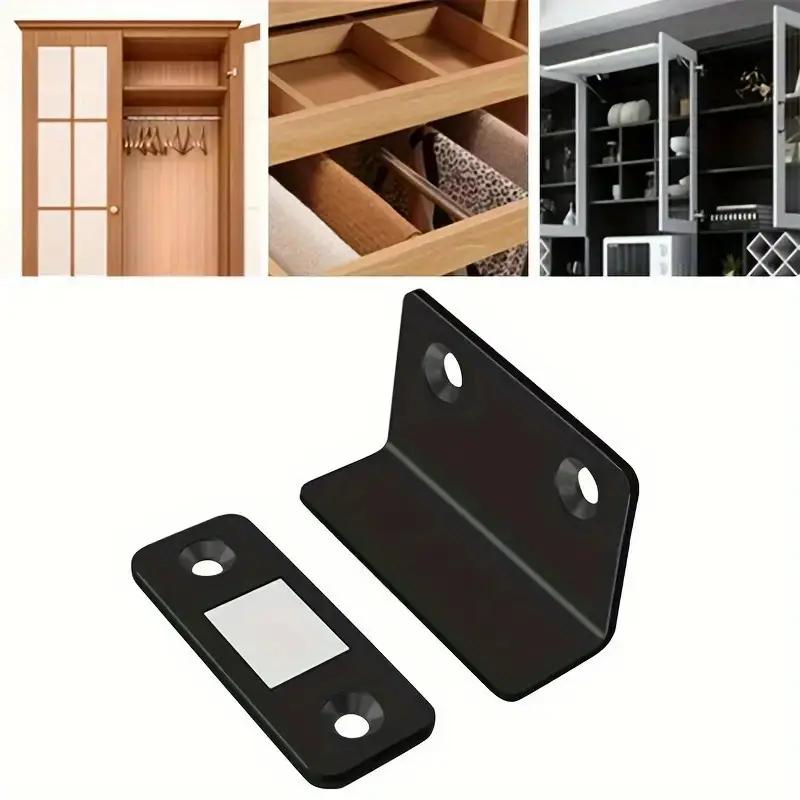 1/3/5/10 шт. L-образный магнитный дверной доводчик, самоклеящийся невидимый дверной присоска для шкафа, магнитная полоска, патч-фиксатор двери