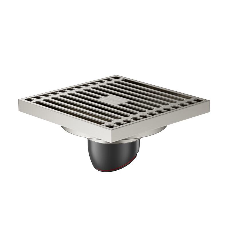 MDNG Square Fine-Carved Bathroom Floor Drain
