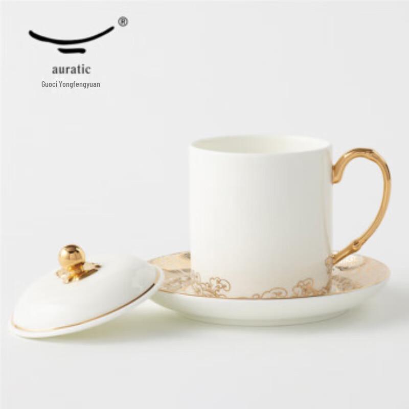 Auratic Sea Pearl Golden Ceramic Meeting Cup Set