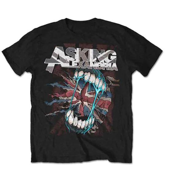 Vintage Asking Alexandria Flag Eater Gift For Fans Black S-5XL FF097 Unisex T-Shirt