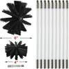 Extendable Hand-Bent Chimney, Duct, Boiler, and Range Hood Cleaning Brush