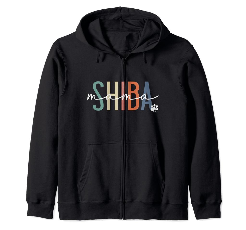Shiba Inu Mom Shiba Inu Mom Day Zip Hoodie Mother's