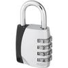 Cadenas à combinaison - ABUS - 155/40 B/DFNLI - Anse acier - Code numérique à trois chiffres personnalisable