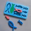 Silicone Mold Chocolate Gummy Diy Fish Shaped Cake Decoration Baking Utensils