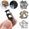 Sewing Apparel Shoelace Sportswear Stopper Cord Double Hole Stoppers Lock Toggle DIY Metal Clamp