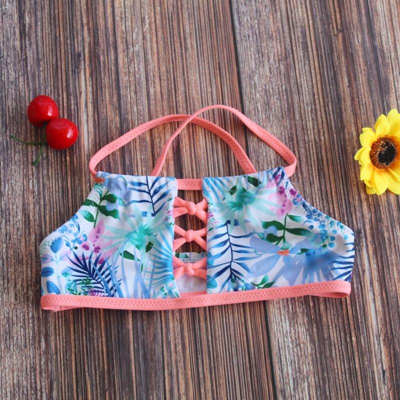 Купальники для девочек, комплекты бикини с лямкой на шее, комплект из 2 предметов, купальные костюмы для девочек, детский купальник-танкини, купальные костюмы, купальный костюм для девочек, бикини