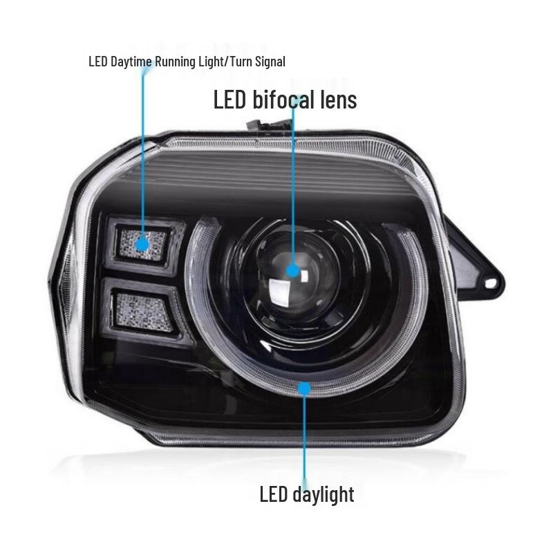 2007-2017 Old Model Jimny LED Headlight Set with DRL & Turn Signals