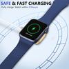 Wireless Watch Charger Cordless Design Magnetic Charging Dock Type-C 8Pin Dual Port Watch Charging Stand for Apple Watch