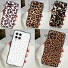 African Leopard Print For Samsung Galaxy M12 M32 M52 M14 M34 M54 M21 M51 M31 M30s M20 M15 M55 M13 M33 M53 Case