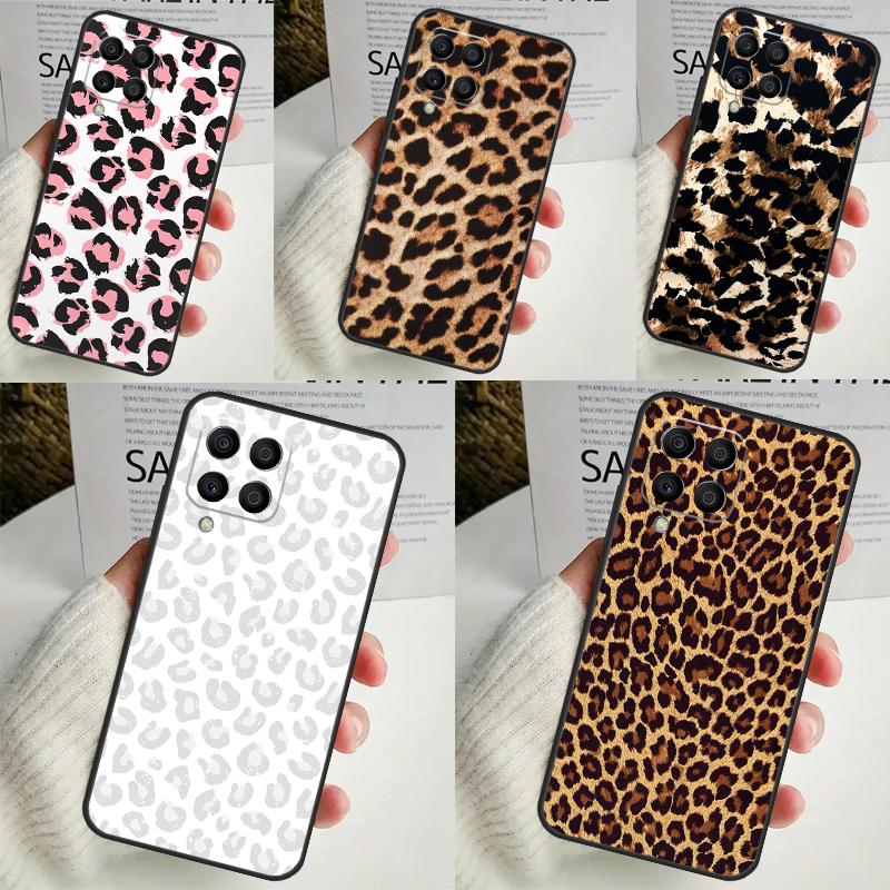 African Leopard Print For Samsung Galaxy M12 M32 M52 M14 M34 M54 M21 M51 M31 M30s M20 M15 M55 M13 M33 M53 Case