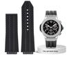 Ремешок для часов HUBLOT BIG BANG Классическая серия 25-19 мм Резиновый Черный Синий Ремешок для часов Водонепроницаемый Силиконовые Аксессуары для часов