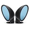 Pair California Classic Style Door Wing Blue Side Mirror Hot Rod Rat Rod Muscle Car Universal Vintage Black