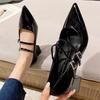 Fashion Shallow Mouth Shoes Woman High Heels Pointed Toe Female Footwear Casual Pumps New Summer Cute Boat Fashion Comfort Simple Englis