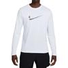 Мужская футболка для фитнеса с длинным рукавом и принтом из букв Dri-Fit FZ8034-085