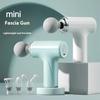 Мини-массажный пистолет USB, машина для расслабления мышц, вибрационный пистолет, массажный стержень, фитнес-оборудование, захват для шеи, пистолет для фасции