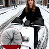 Перчатки на руль Велосипедные Теплые муфты на руль Зимние Велосипедные муфты на руль Для велосипеда Снегохода Мотоцикла Скутера Велосипед Зима