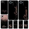 Bling Personalised Name Plating Case For Realme 11 Pro Plus 10 9 GT Neo 5 3 3T C11 C15 C25s C21Y C30 C31 C33 C35 C53 C55