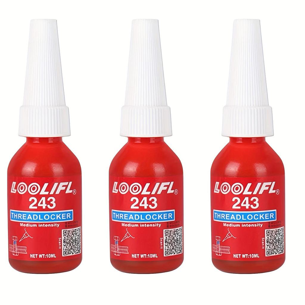 243 Anaerobic Screw Glue, Strong Anti-slip, Fastening Thread Locker, High And Low Strength High Temperature Resistant, Removable