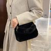 Handbag Compact Chain Crossbody Bag Fashion Square Faux Fur Shoulder Bag Premium Durable Quality Useful Practical