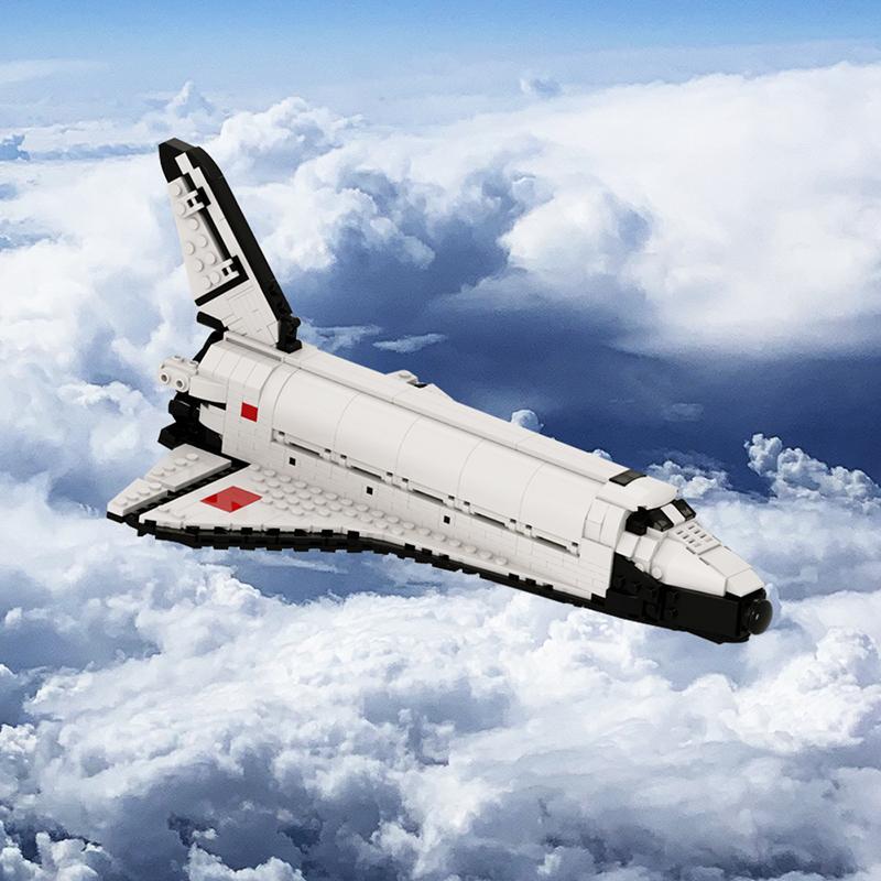 Gobricks MOC Кирпичи 1:110 Буран Коллекционное издание Модель ракеты Набор строительных блоков Космос Космический корабль Кирпичики Детские игрушки Подарки