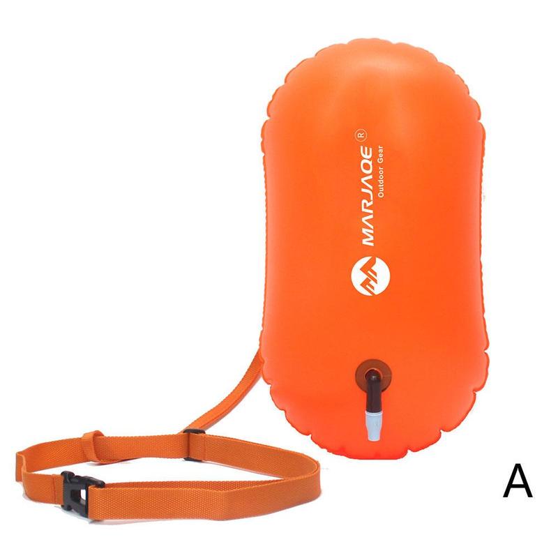 Waterproof Dry Bags Swim Bouy Float Swimming Marine Safety Inflatable Bag Waist Belt for Swimmer,Training,Kayaking,Snorkeling