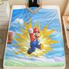 Mario Level Scene Blanket, Mario Fan Soft Throw, Perfect Gift.chl